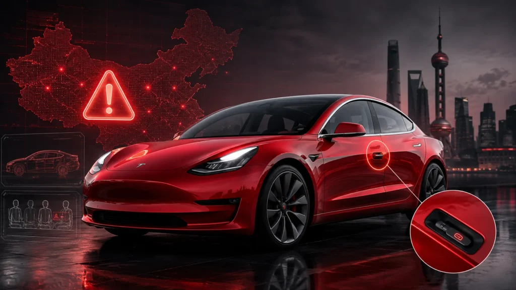 Tesla China recall 2026